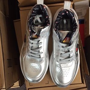 champion silver sneakers
